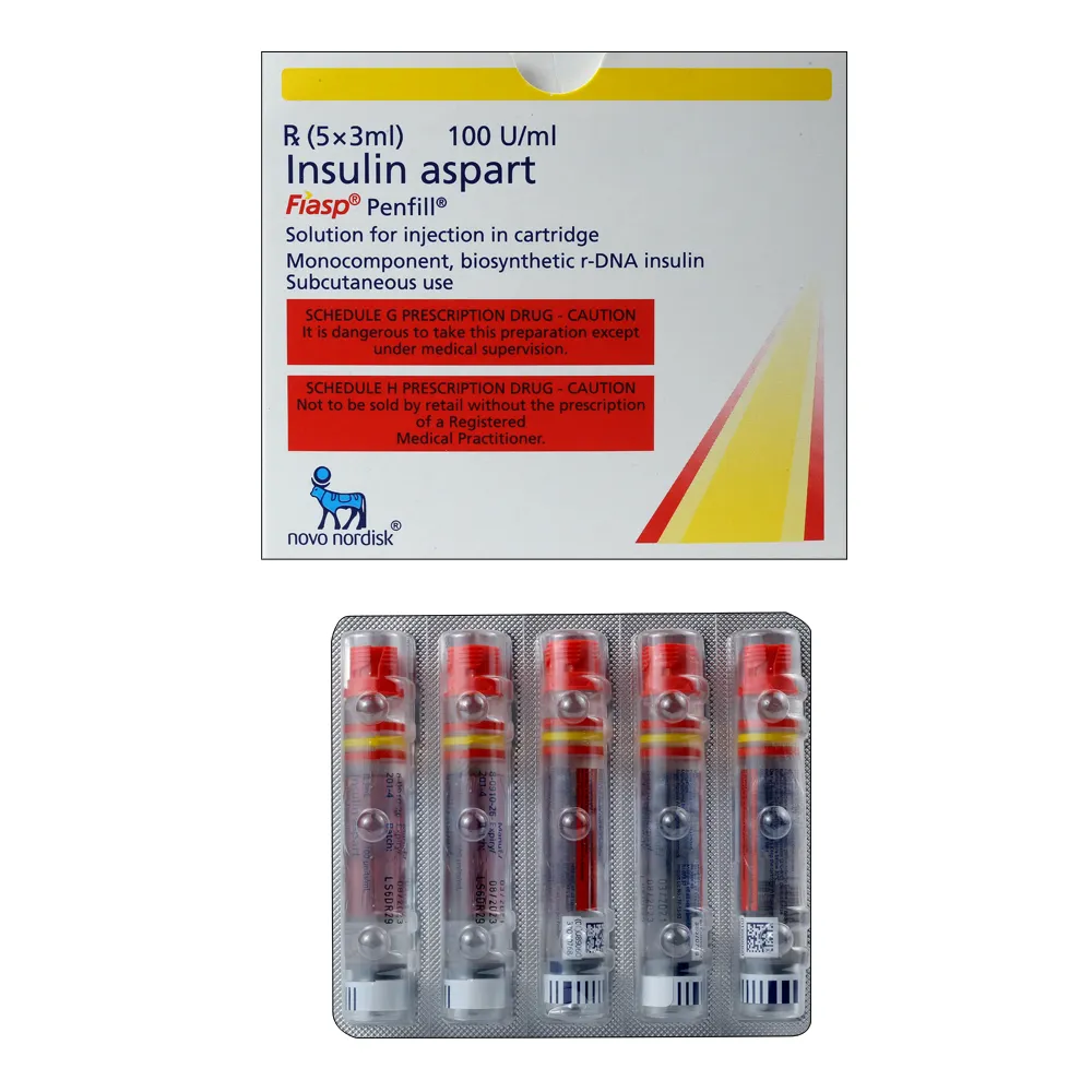 Fiasp Penfill 100 Iu/ml 3 ML Cartridge