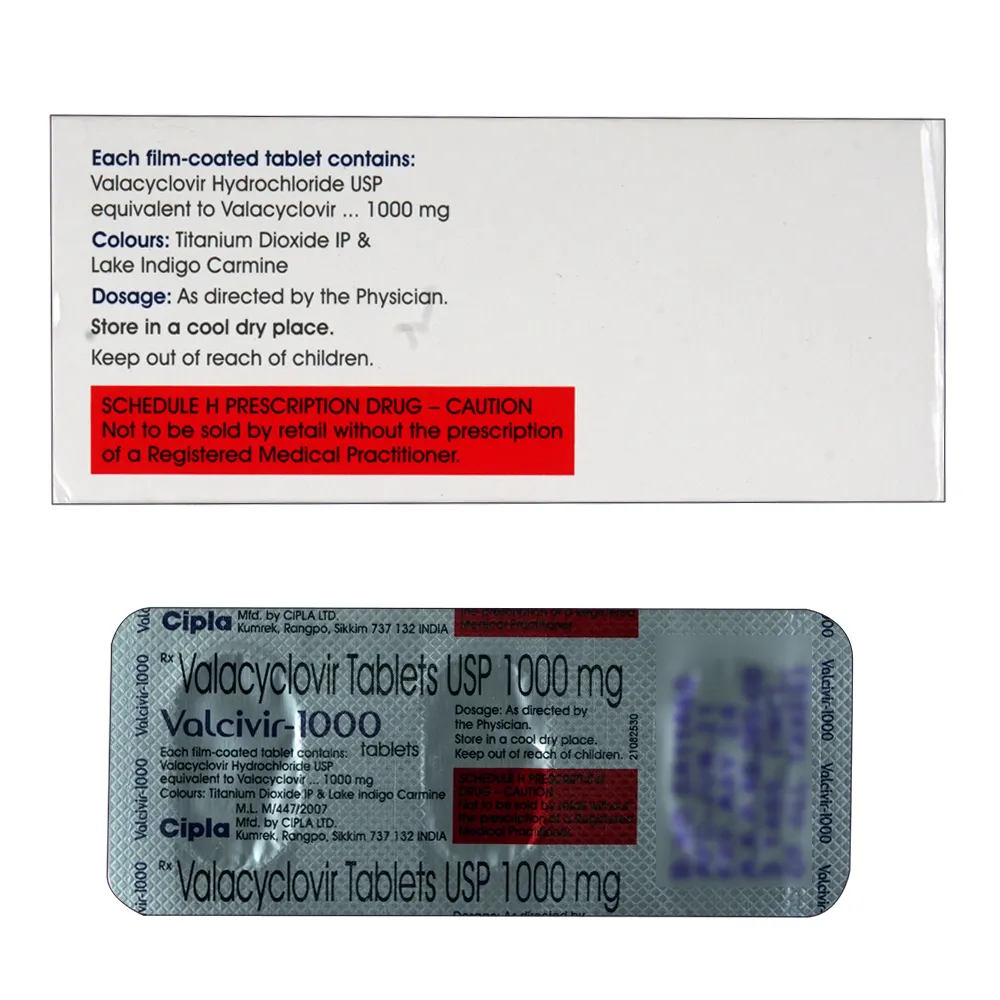 Valcivir 1000 Tablet