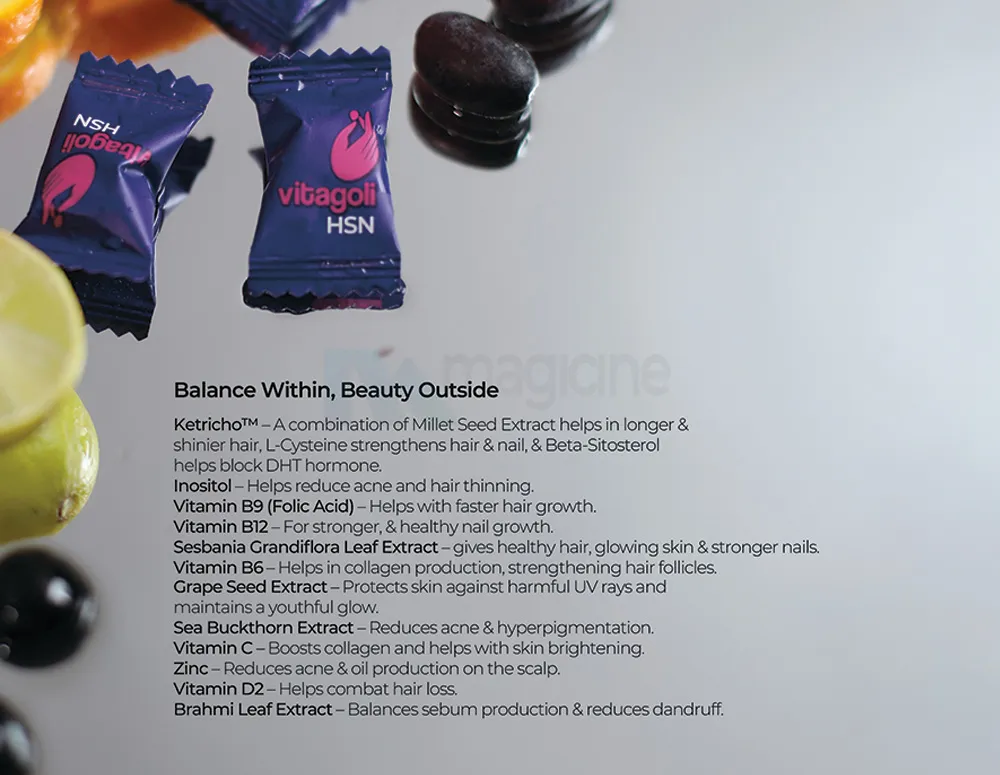 Vitagoli Gummies for Hair, Skin & Nails | With Ketricho™, Sesbania Grandiflora