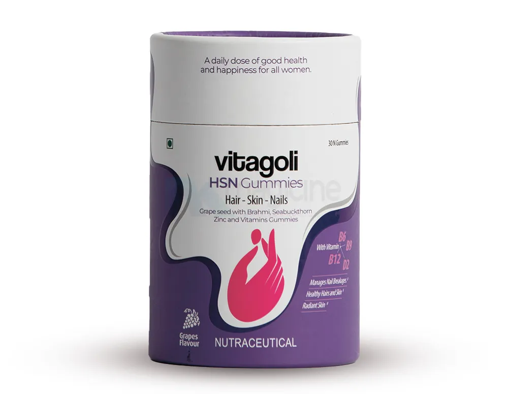 Vitagoli Gummies for Hair, Skin & Nails | With Ketricho™, Sesbania Grandiflora