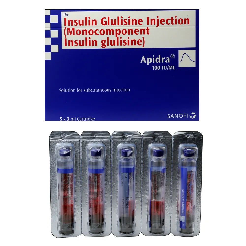 Apidra 100 Iu/ml 3 ml Cartridge