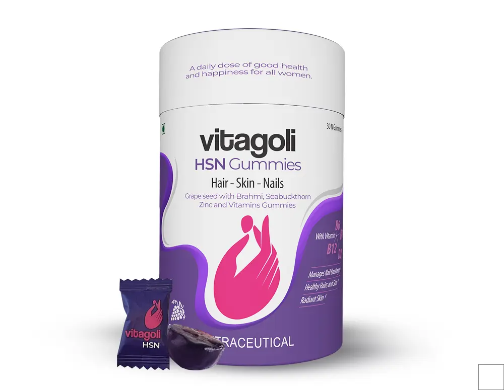 Vitagoli Hair, Nails, and Skin Gummies With Biotin and Ketricho™